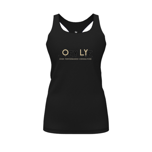 [FT0TRBBK-FYS-LOGO1] Decker Racerback Tank Top (Female Youth S, Black, Logo 1)