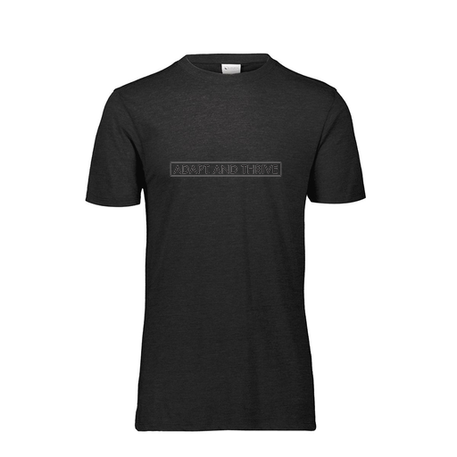 [FTSCUBBK-AS-LOGO3] Decker Men's Tri-Blend T-Shirt - Short Sleeve (Adult S, Black, Logo 3)