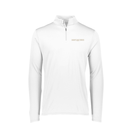 [FTLQFLWH-FAXS-LOGO2] Decker Women's Flex-Lite 1/4 Zip Shirt (Female Adult XS, White, Logo 2)