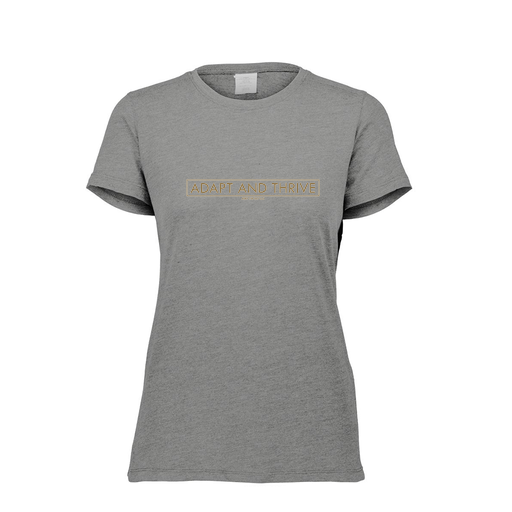 [FTSCUBGY-FAXS-LOGO2] Decker Women's Tri-Blend T-Shirt - Short Sleeve (Female Adult XS, Gray, Logo 2)