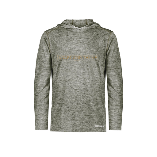 [FOLHCGGY-AS-LOGO2] Decker Men's Charge Hoodie (Adult S, Gray, Logo 2)