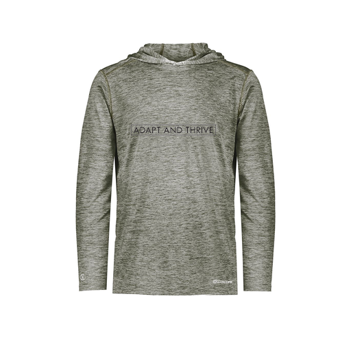 [FOLHCGGY-AS-LOGO3] Decker Men's Charge Hoodie (Adult S, Gray, Logo 3)