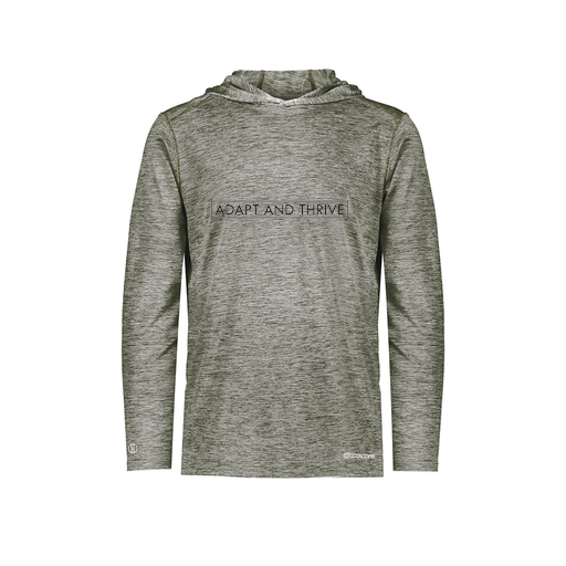 [FOLHCGGY-YS-LOGO3] Decker Youth Charge Hoodie (Youth S, Gray, Logo 3)