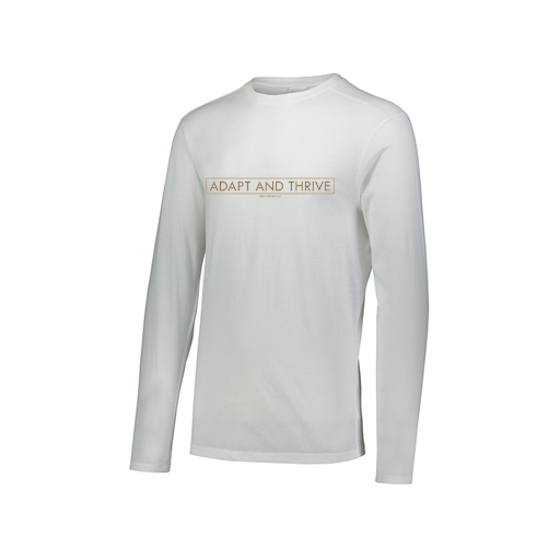 [3075.005.XS-LOGO2] Men's LS Ultra-blend T-Shirt (Adult XS, White, Logo 2)