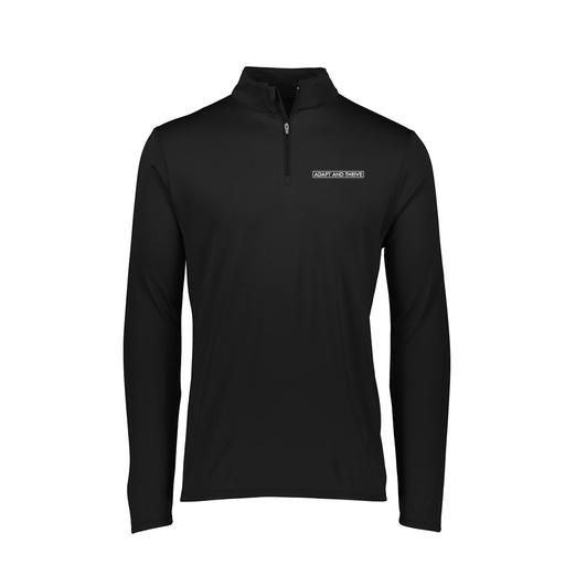 [FTLQFLBK-FAXS-LOGO4] Decker Women's Flex-Lite 1/4 Zip Shirt (Female Adult XS, Black, Logo 4)